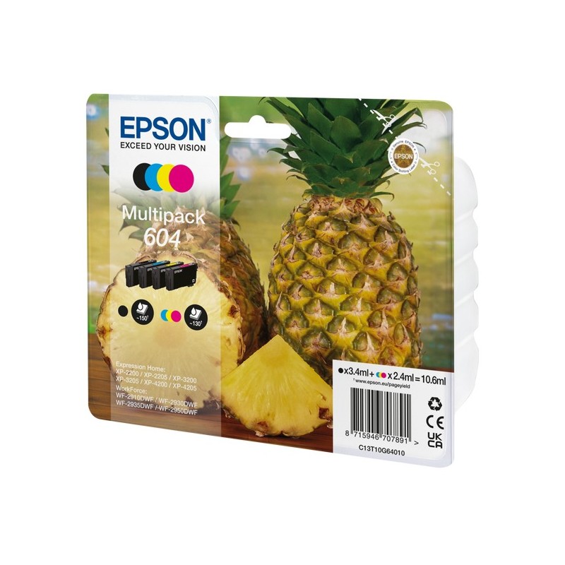 Buy Epson Ink 604 - C13T10G64010 - 4-pack (BKCMY) in Cyprus, Nicosia, Limassol, Larnaka, Pafos