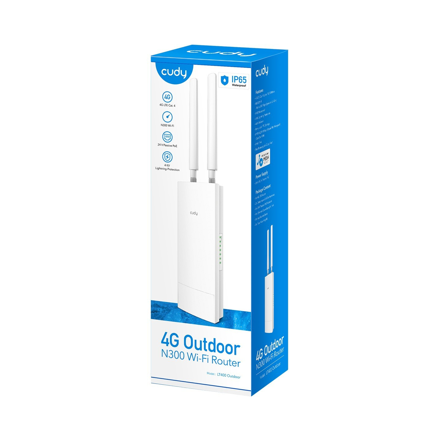 Cudy Outdoor 4G LTE Cat 4 N300 Wi-Fi Router - Outdoor, 4G LTE Cat 4, N300 — Buy in Cyprus with Fast Delivery