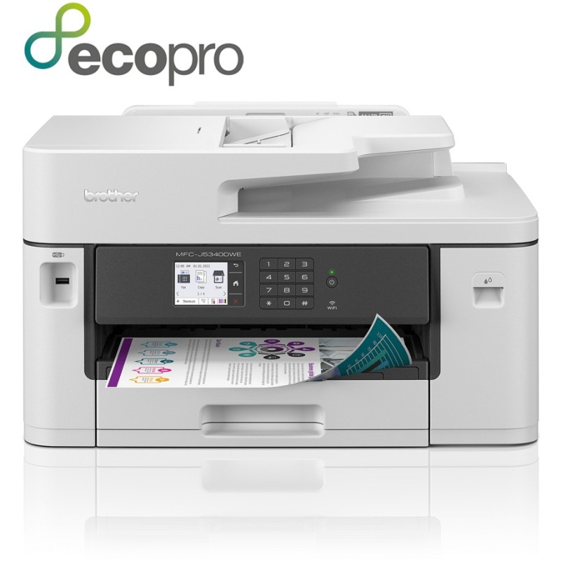 Buy T Brother EcoPro Inkjet Multifunction Printer - MFC-J5340DWE - 4-in-1 A3 LAN... in Cyprus, Nicosia, Limassol, Larnaka, Pafos