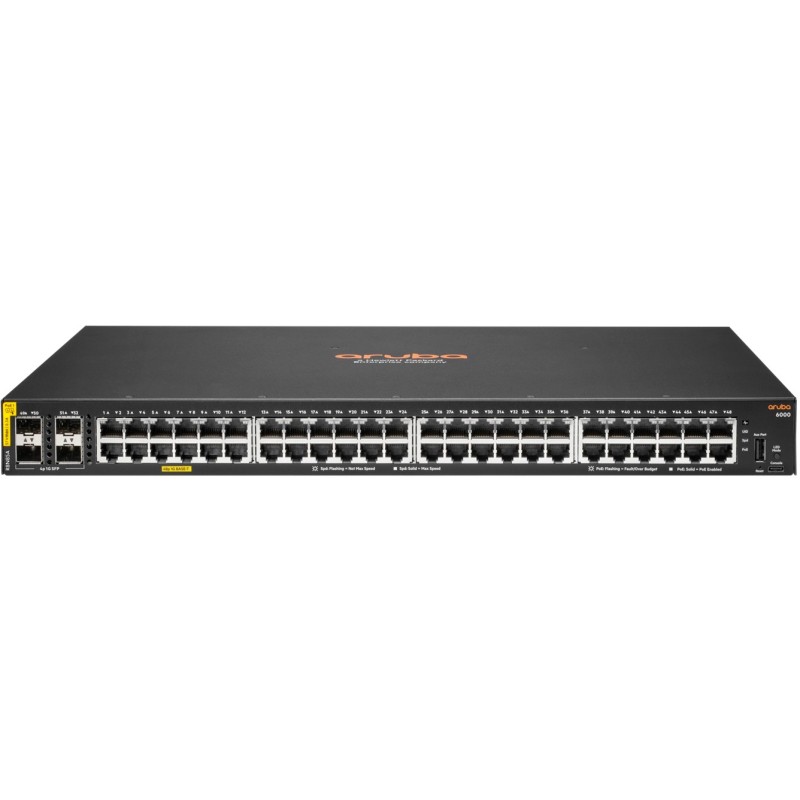 Buy HP Enterprise Aruba - 6000 - 48G 4 SFP POE+ (370W) Switch M RM in Cyprus, Nicosia, Limassol, Larnaka, Pafos