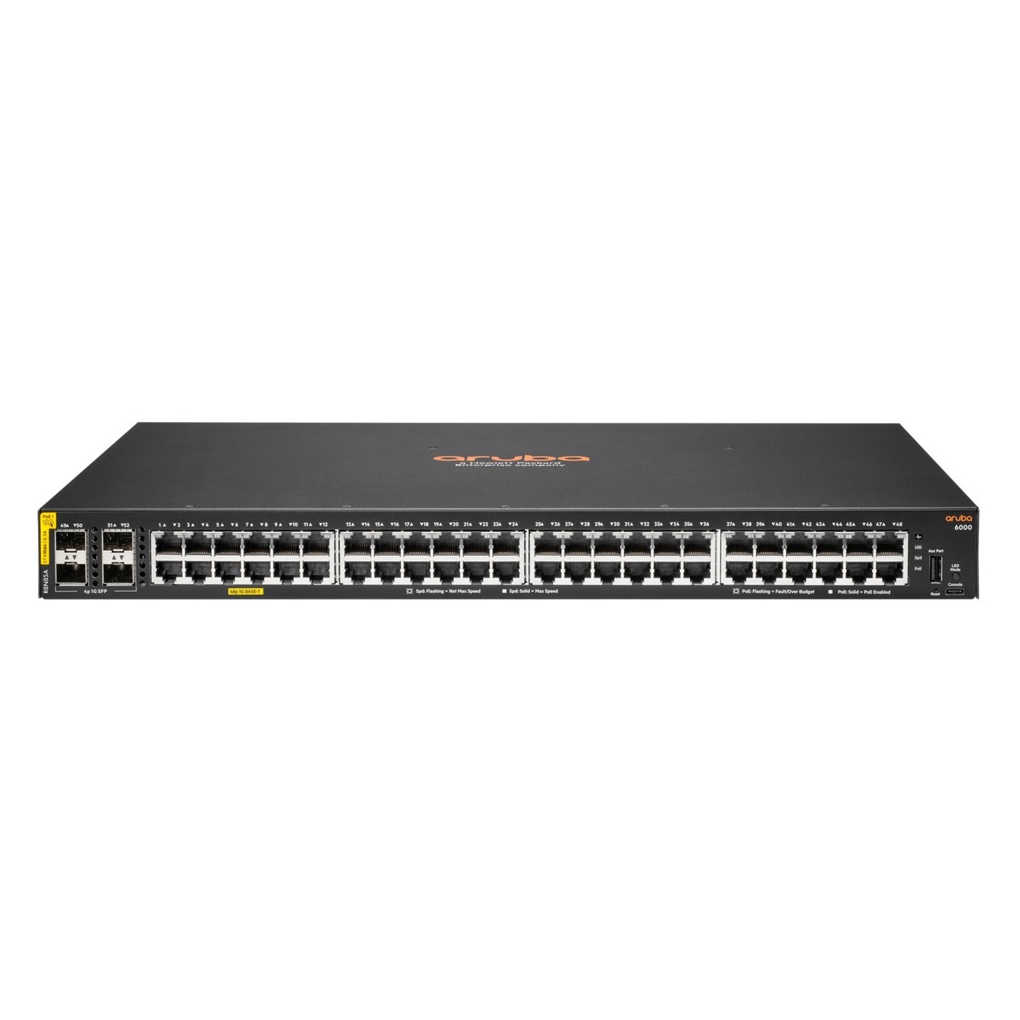 HP Enterprise Aruba - 6000 - 48G 4 SFP POE+ (370W) Switch M RM — Buy in Cyprus with Fast Delivery