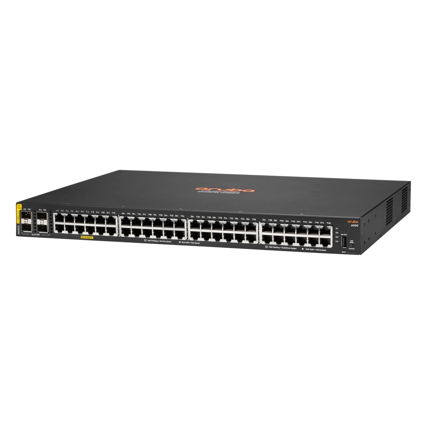 HP Enterprise Aruba - 6000 - 48G 4 SFP POE+ (370W) Switch M RM — Buy in Cyprus with Fast Delivery