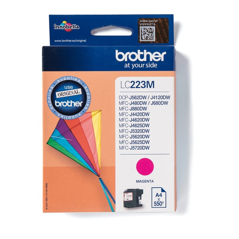 Buy Brother Ink - LC-223M - Magenta up to 550 pages per ISO IEC 24711 in Cyprus, Nicosia, Limassol, Larnaka, Pafos