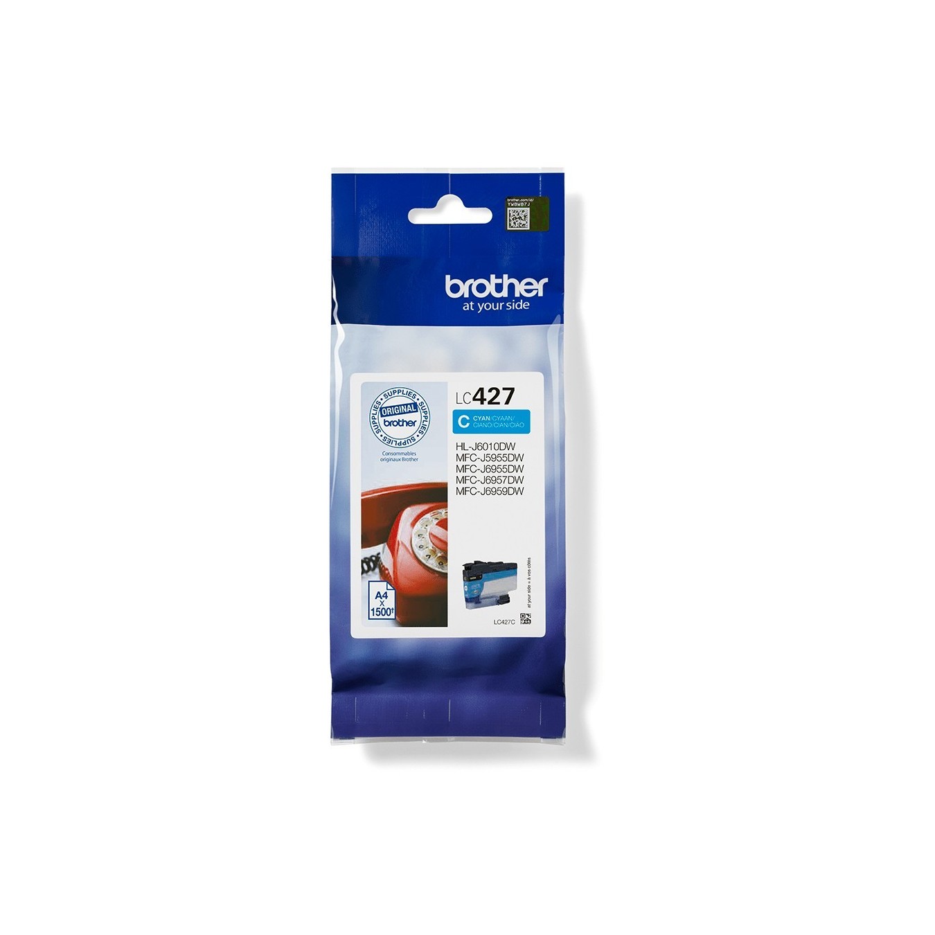Brother Ink - LC-427C - Cyan up to 1,500 pages per ISO IEC 24711 — Buy in Cyprus with Fast Delivery