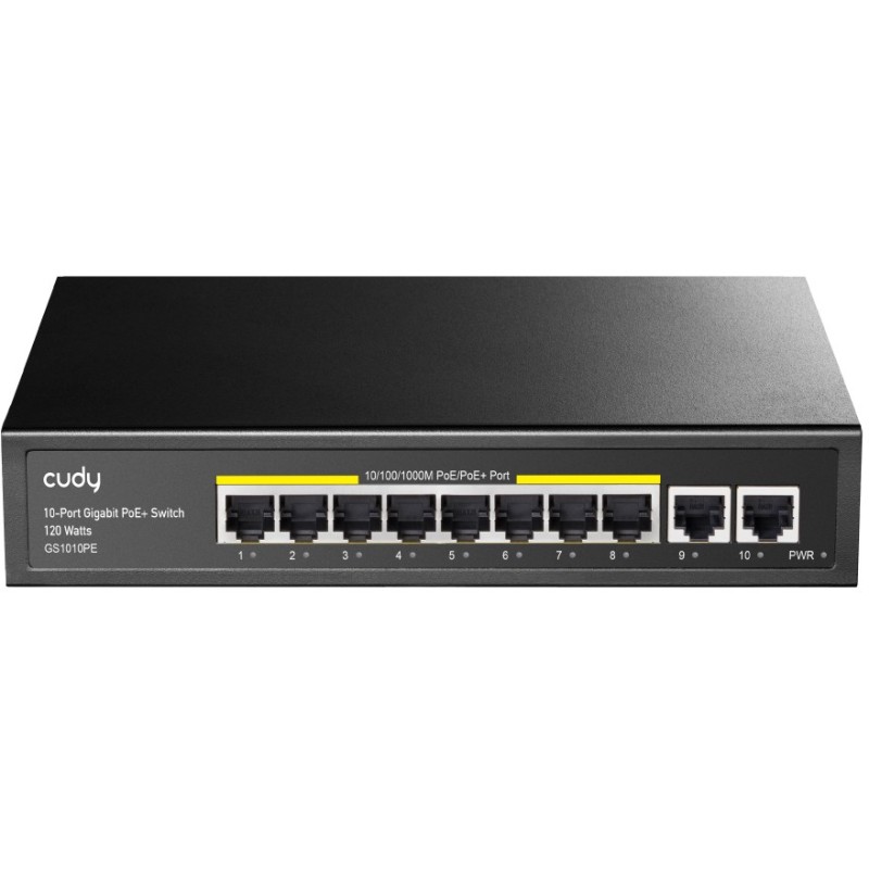 Buy Cudy Network Switch - GS1010PE - 8P PoE+ in Cyprus, Nicosia, Limassol, Larnaka, Pafos