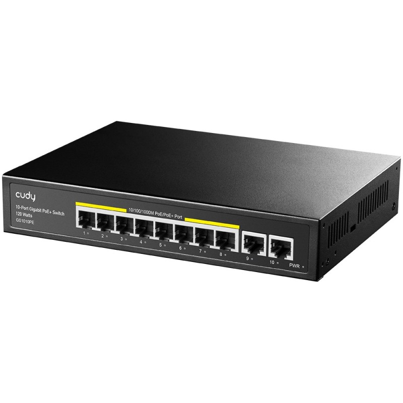 Buy Cudy Network Switch - GS1010PE - 8P PoE+ in Cyprus, Nicosia, Limassol, Larnaka, Pafos