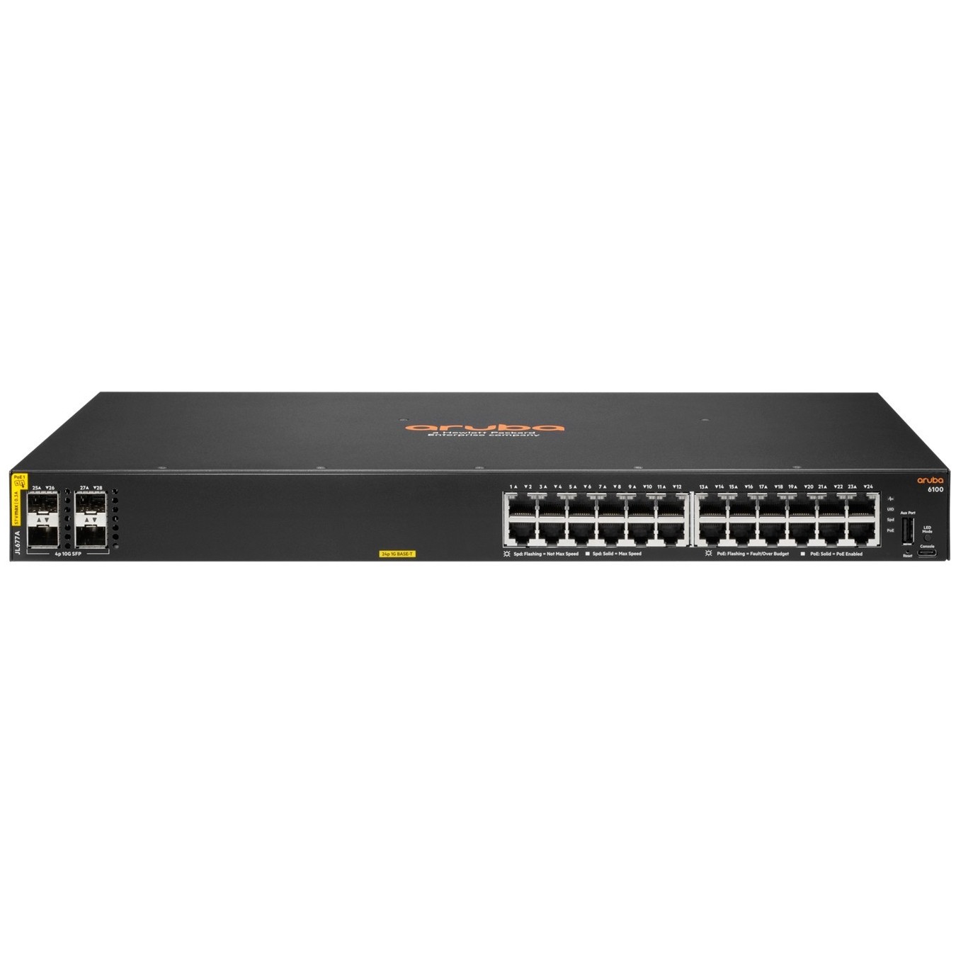 ARUBA Switch - 6100 - 24G CL4 4SFP+ STOCK — Buy in Cyprus with Fast Delivery
