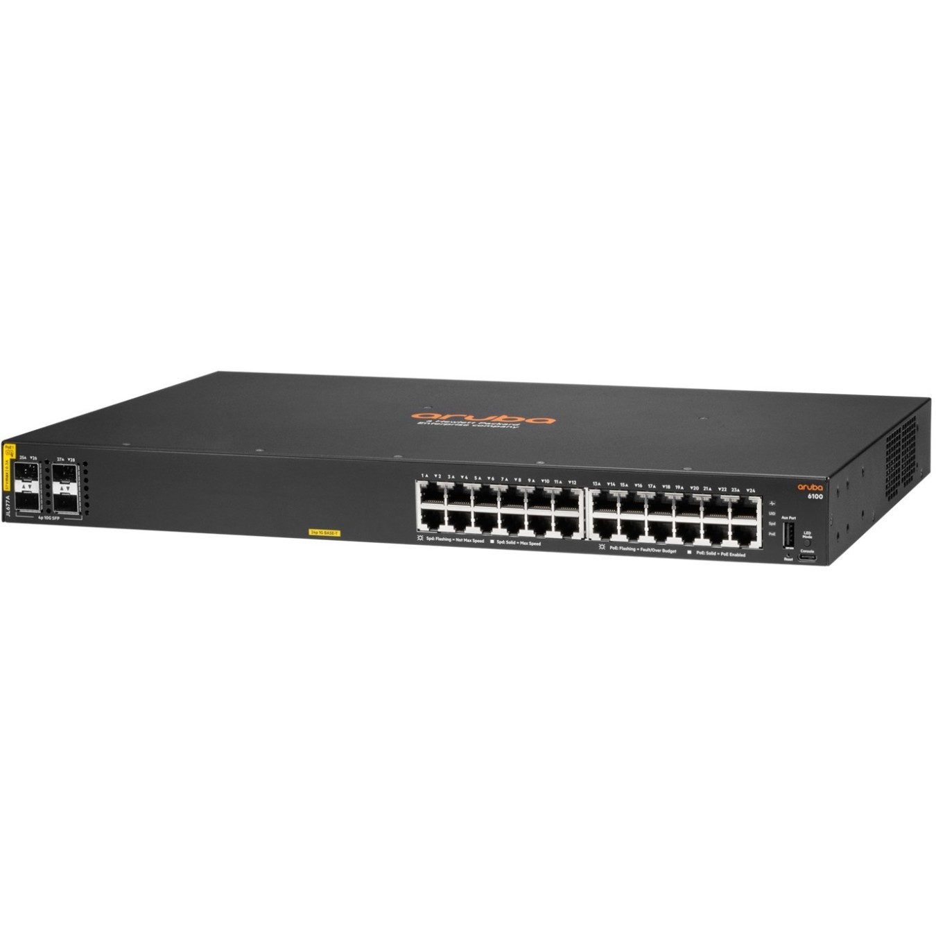ARUBA Switch - 6100 - 24G CL4 4SFP+ STOCK — Buy in Cyprus with Fast Delivery