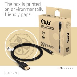 Buy Club3D Cable USB Type C - to DP 2.1 1m 10K60Hz St St in Cyprus, Nicosia, Limassol, Larnaka, Pafos