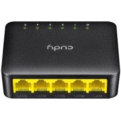 Cudy Switch Gigabit Ethernet 5-Ports Desktop GS105D with UK Plug — Buy in Cyprus with Fast Delivery
