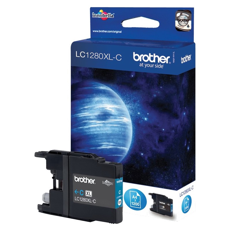 Buy Brother Ink - LC-1280XLC - Cyan in Cyprus, Nicosia, Limassol, Larnaka, Pafos