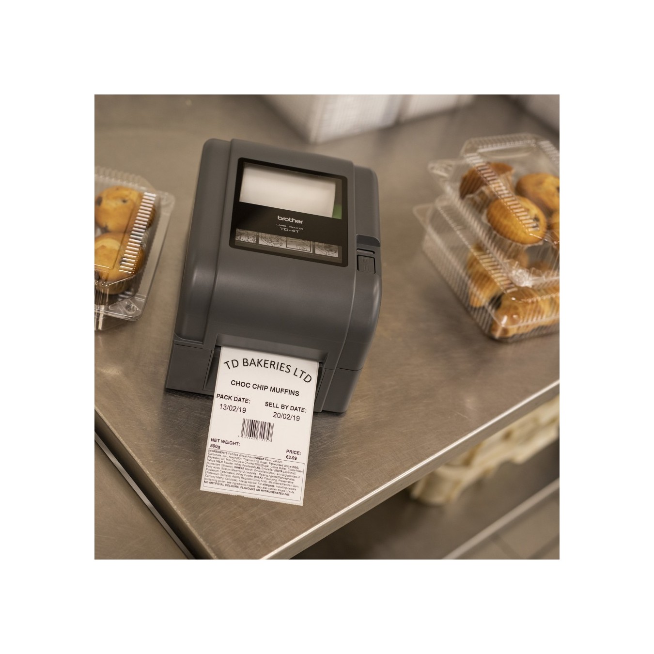 Brother Label Printer - TD-4520TN - Label Printer — Buy in Cyprus with Fast Delivery
