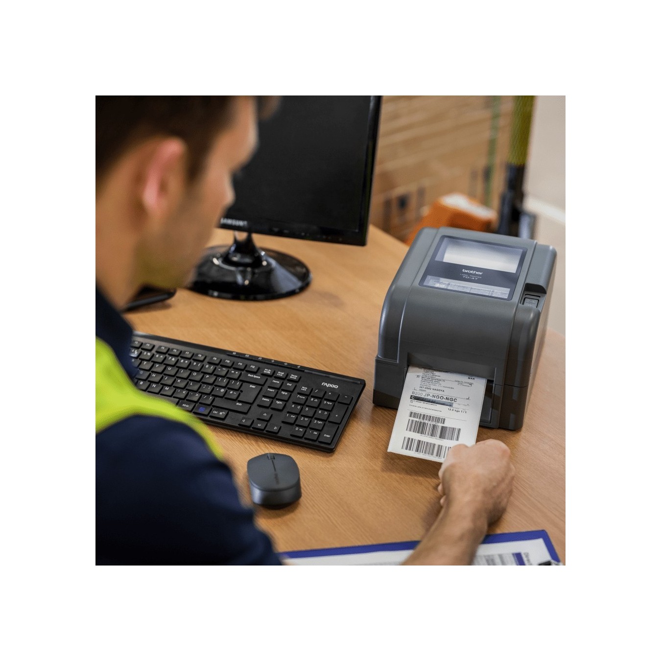 Brother Label Printer - TD-4520TN - Label Printer — Buy in Cyprus with Fast Delivery
