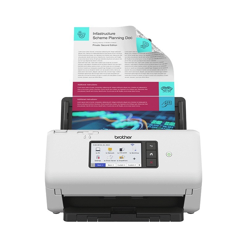 Buy Brother Document Scanner - ADS-4700W - LAN, WLAN, Duplex in Cyprus, Nicosia, Limassol, Larnaka, Pafos