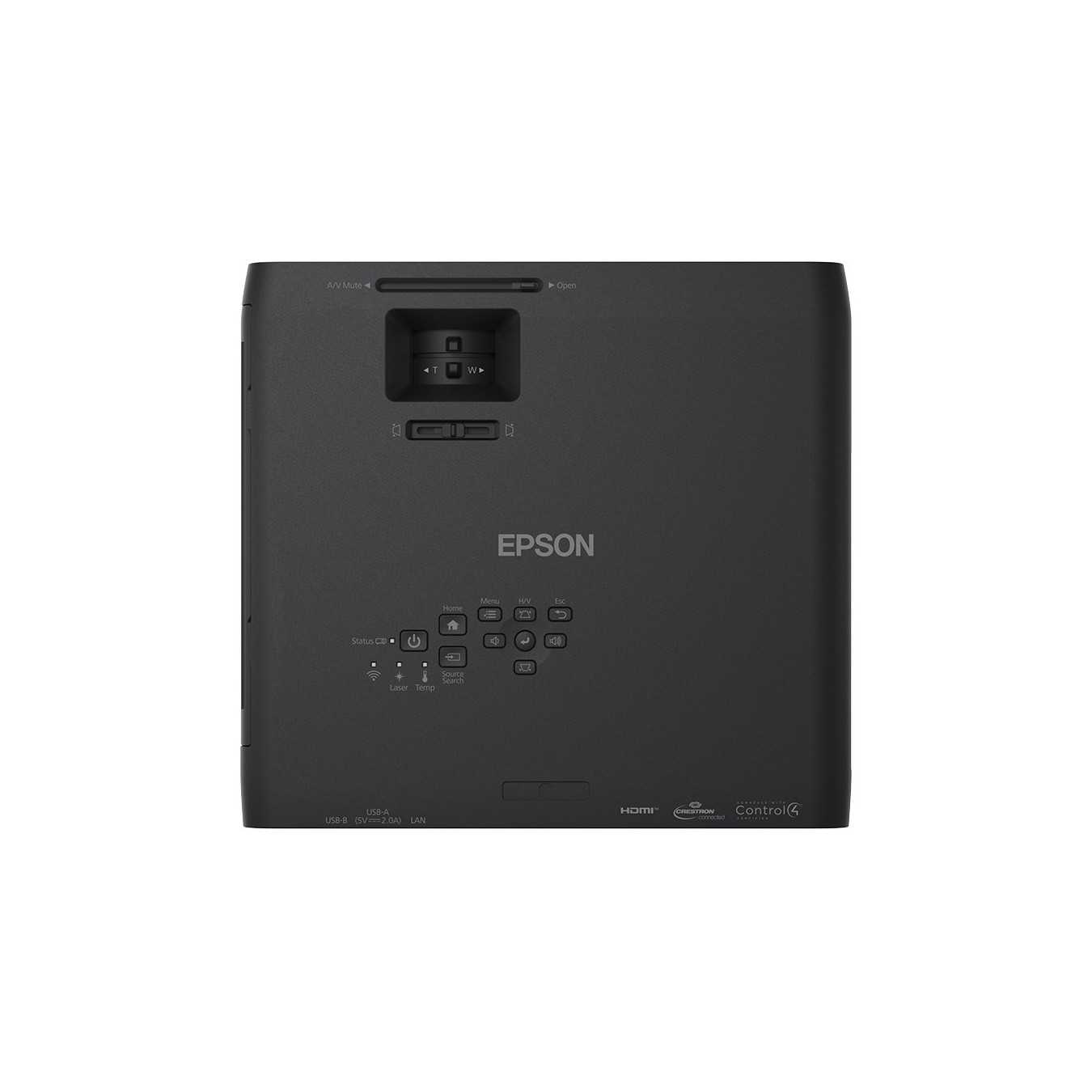 Epson Projector - EB-L265F - 1080p 3-LCD Laser 4600 Lumen 16:9 VGA HDMI USB composite video Speaker Full HD Black