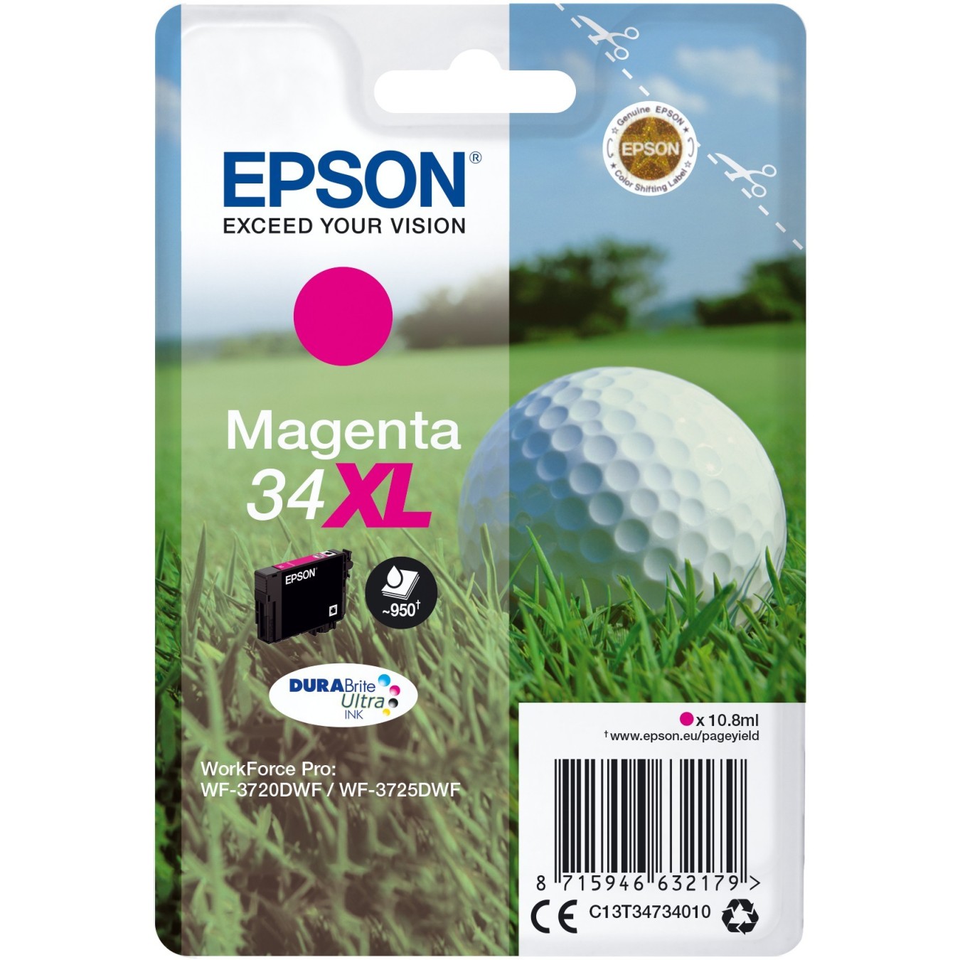 Epson - C13T34734010 - Magenta HC — Buy in Cyprus with Fast Delivery