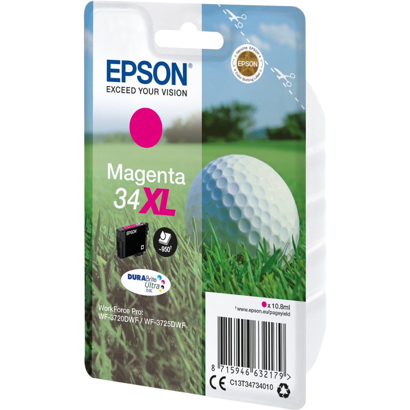 Epson - C13T34734010 - Magenta HC — Buy in Cyprus with Fast Delivery