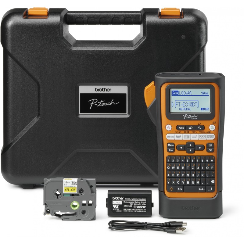 Buy Brother P-touch Label Printer - E310BT - Black and White in Cyprus, Nicosia, Limassol, Larnaka, Pafos