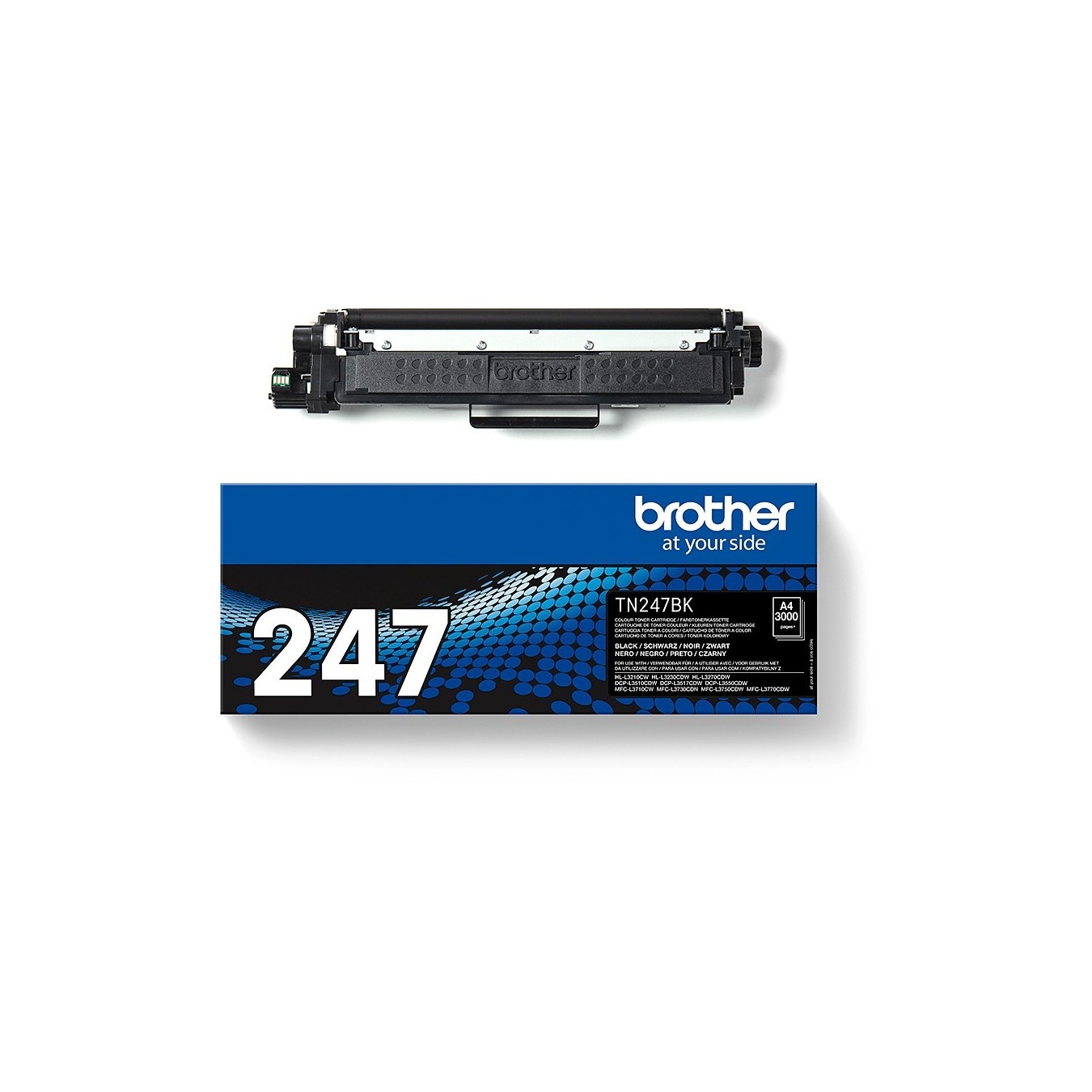 Brother Toner - TN-247BK - Black up to 3,000 pages per ISO IEC 19798 — Buy in Cyprus with Fast Delivery
