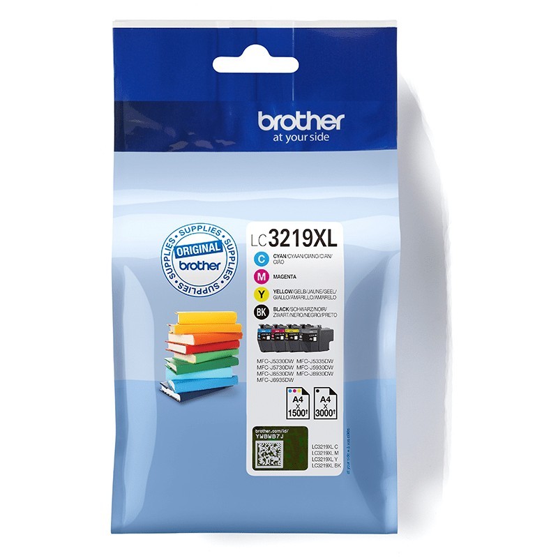 Buy Brother Ink - LC-3219XLVAL - Value Pack (BK C M Y) in Cyprus, Nicosia, Limassol, Larnaka, Pafos
