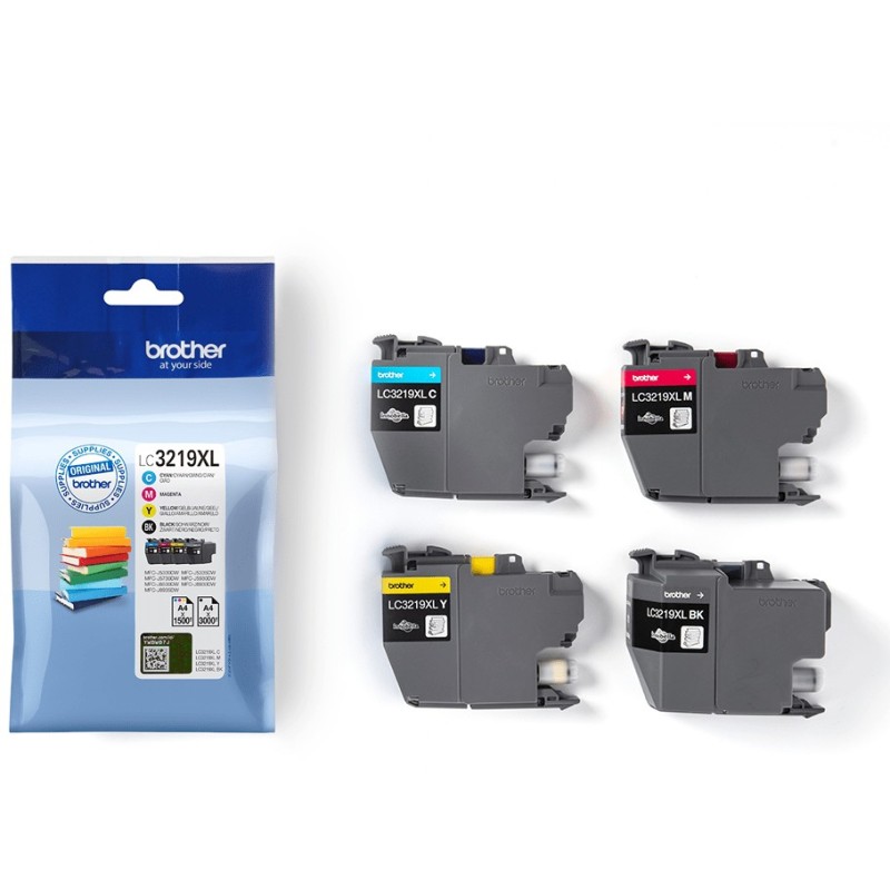 Buy Brother Ink - LC-3219XLVAL - Value Pack (BK C M Y) in Cyprus, Nicosia, Limassol, Larnaka, Pafos