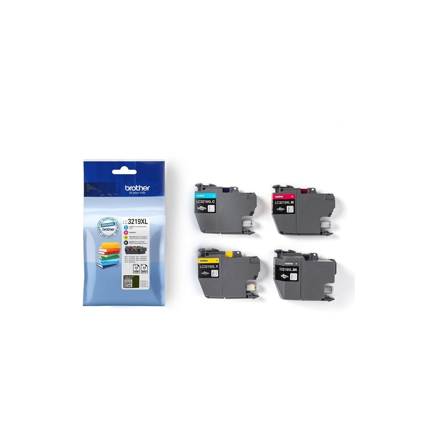 Brother Ink - LC-3219XLVAL - Value Pack (BK C M Y) — Buy in Cyprus with Fast Delivery