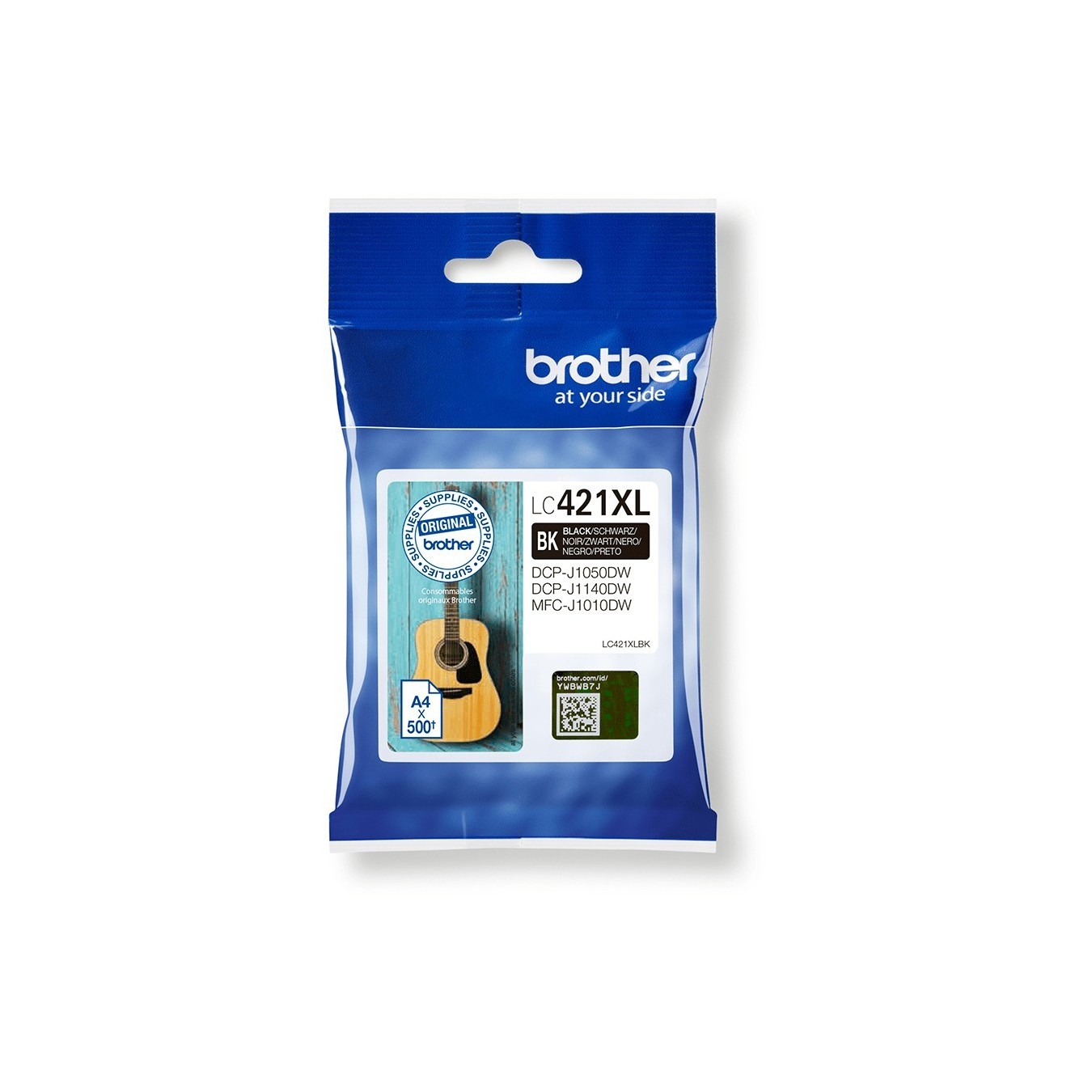 Brother Ink Cartridge - Black, 500-page high capacity, for DCP-J1050DW, MFC-J1010DW, and DCP-J1140DW