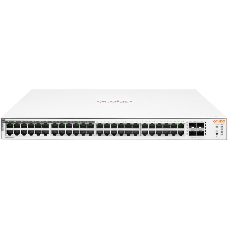 Buy HP Enterprise Aruba Instant On 48G PoE+ (370W) M RM Switch - 1830 - 48+4P in Cyprus, Nicosia, Limassol, Larnaka, Pafos