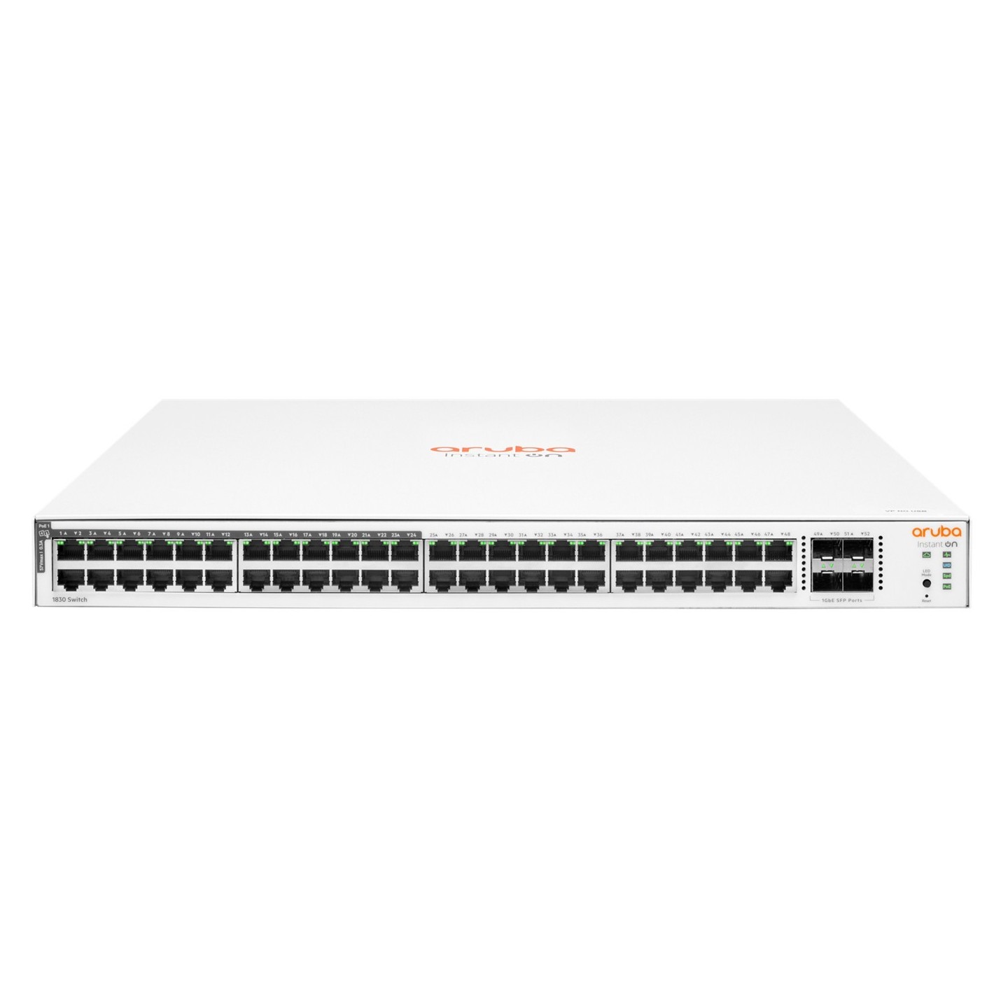 HP Enterprise Aruba Instant On 48G PoE+ (370W) M RM Switch - 1830 - 48+4P — Buy in Cyprus with Fast Delivery