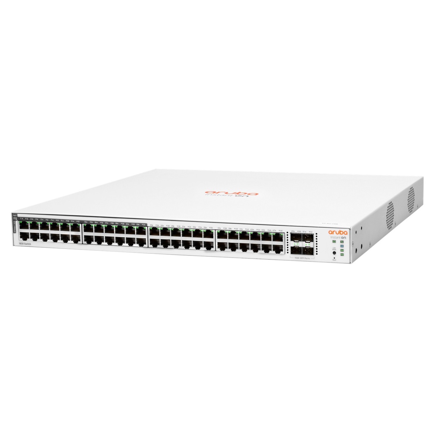 HP Enterprise Aruba Instant On 48G PoE+ (370W) M RM Switch - 1830 - 48+4P — Buy in Cyprus with Fast Delivery