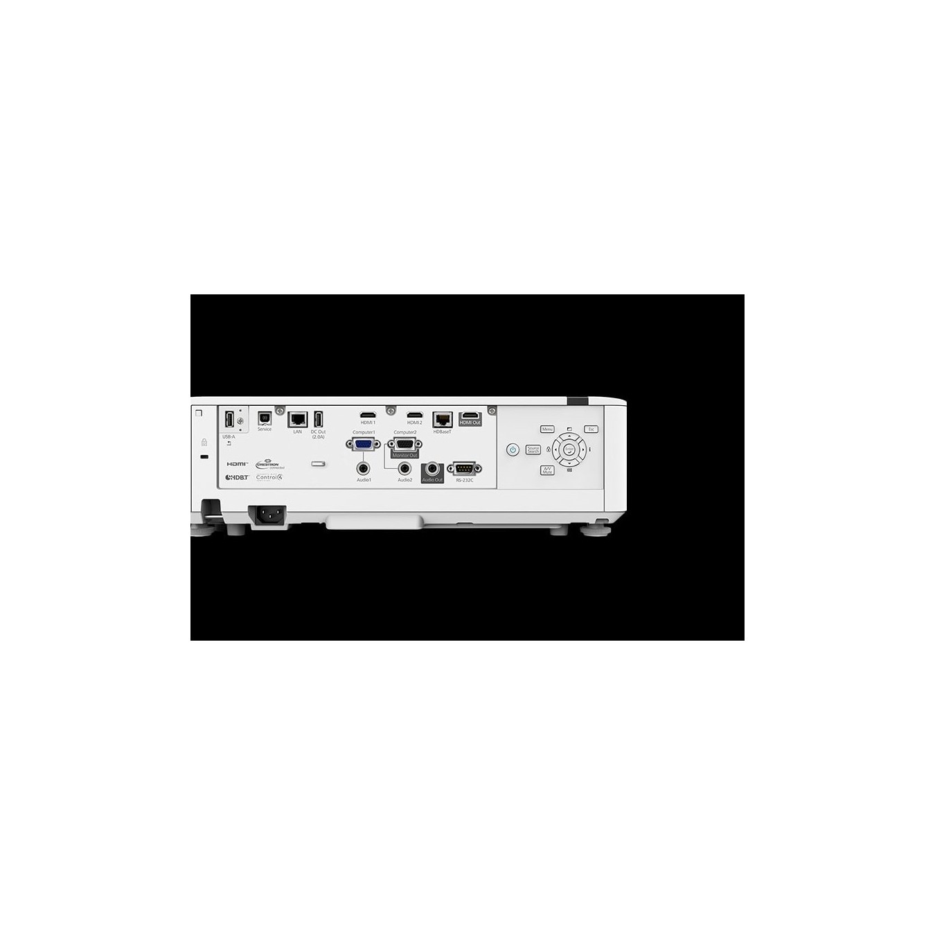 Epson Laser 16:10 5200-Lumen VGA HDMI USB Speaker WUXGA White (1920 x 1200) - EB-L530U - Laser