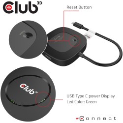 Buy Club3D MST-Hub USB 3.2 Type-C to 3x DisplayPort 1.4 St Bu retail - MST Hub in Cyprus, Nicosia, Limassol, Larnaka, Pafos