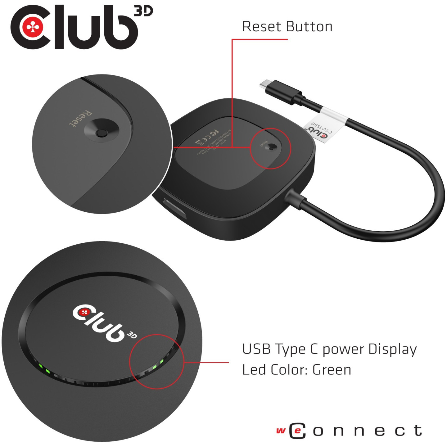 Club3D MST-Hub USB 3.2 Type-C to 3x DisplayPort 1.4 St Bu retail - MST Hub — Buy in Cyprus with Fast Delivery
