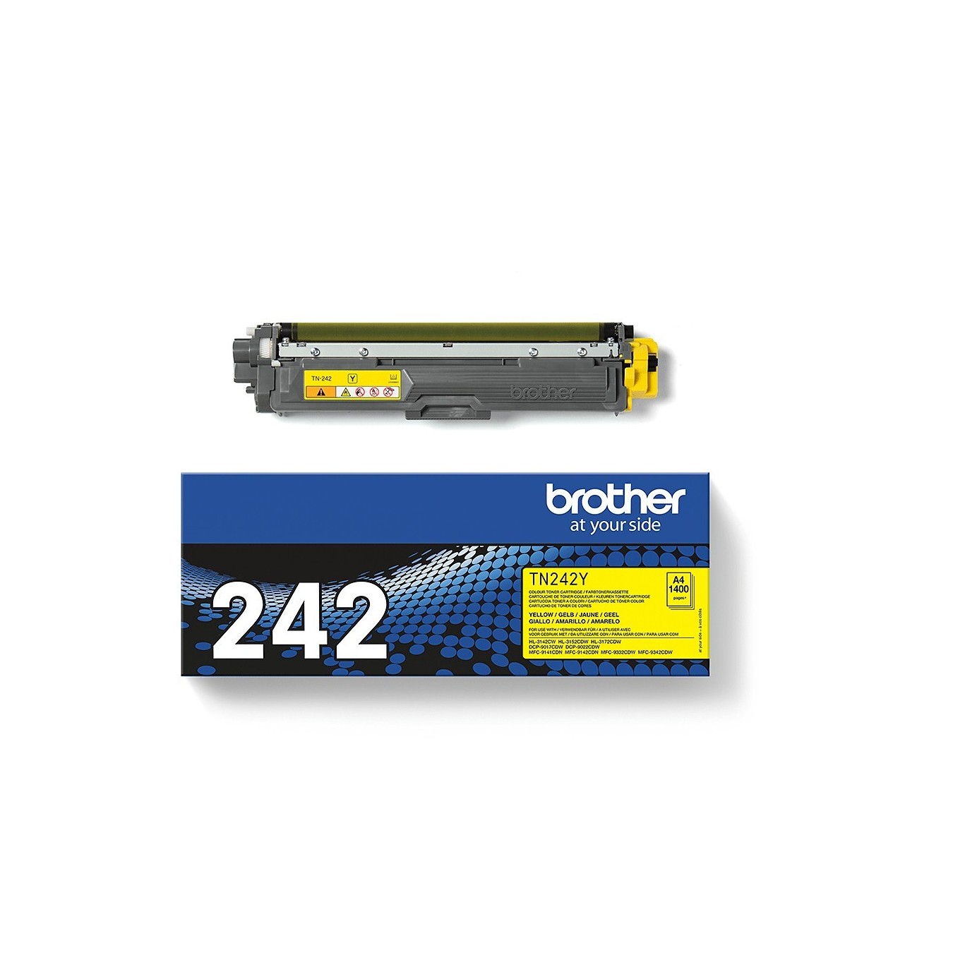 Brother Toner - TN-242Y - Yellow, up to 1,400 pages per ISO/IEC 19798 — Buy in Cyprus with Fast Delivery