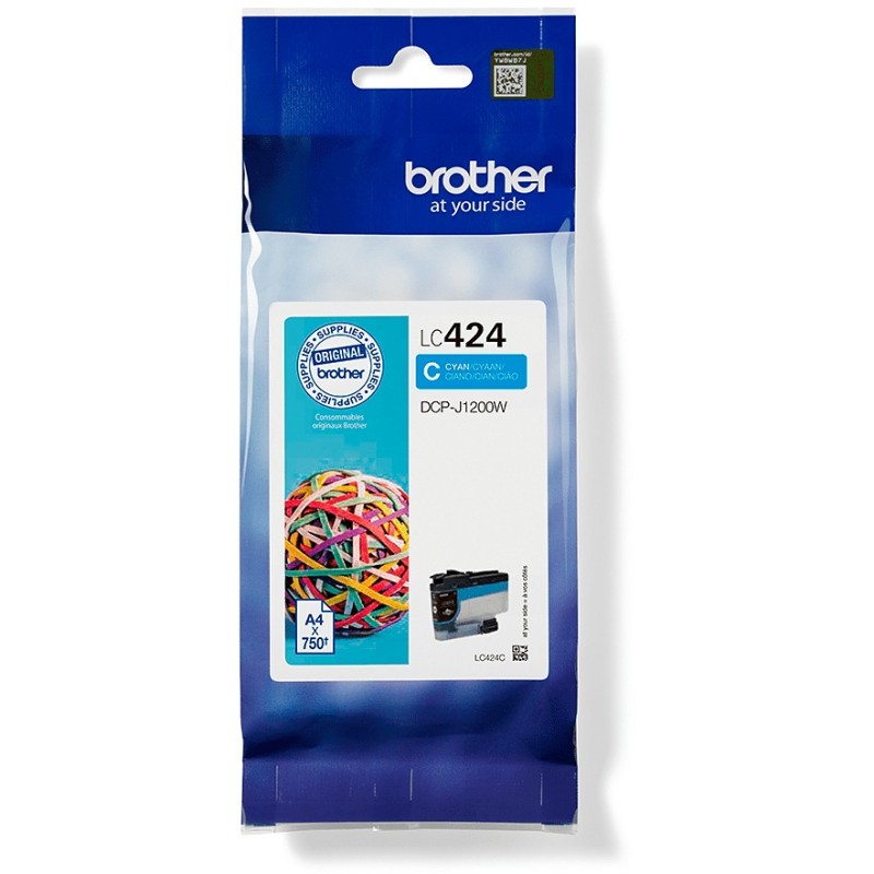 Buy Brother Cyan - LC-424C - Cyan in Cyprus, Nicosia, Limassol, Larnaka, Pafos