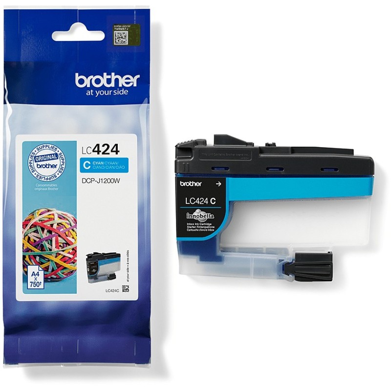 Buy Brother Cyan - LC-424C - Cyan in Cyprus, Nicosia, Limassol, Larnaka, Pafos