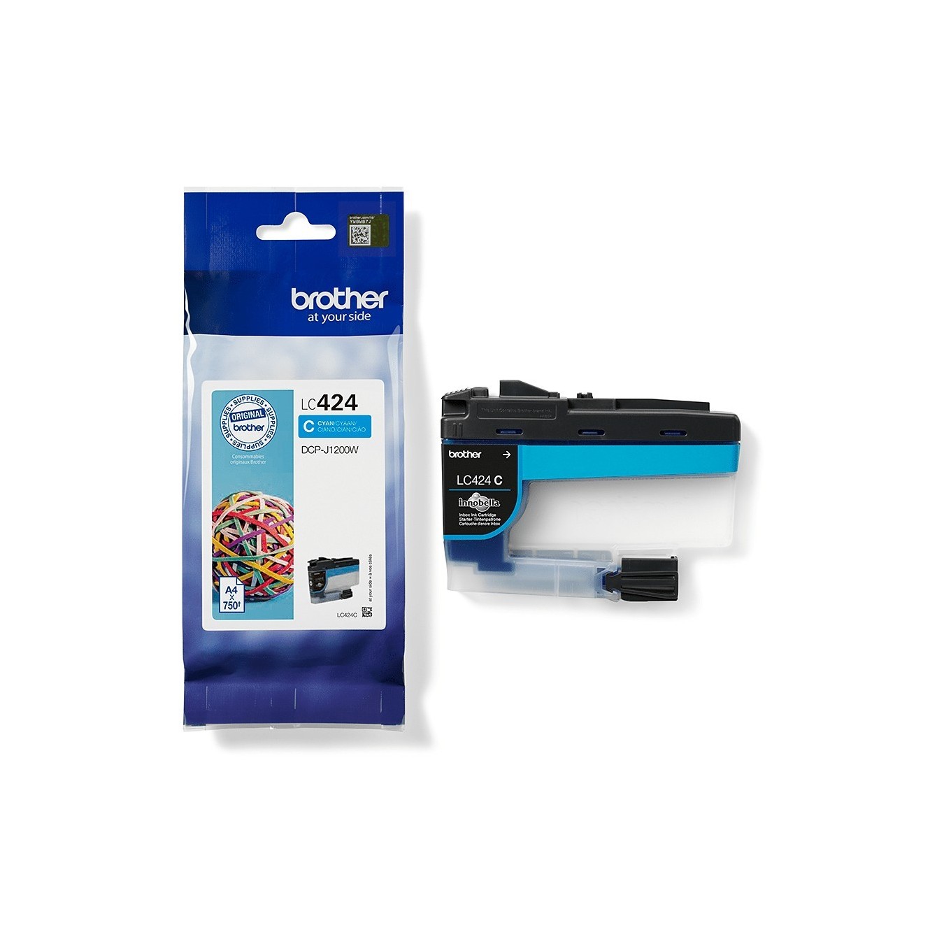 Brother Cyan - LC-424C - Cyan — Buy in Cyprus with Fast Delivery