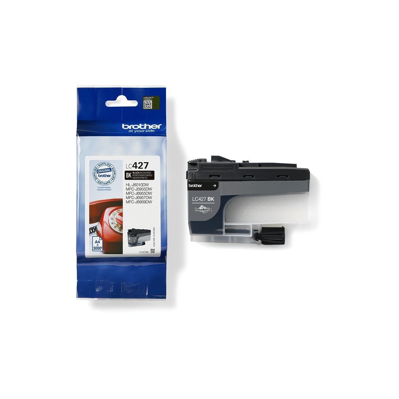 Brother Ink - LC427BK - Black up to 3000 pages per ISO/IEC 24711 — Buy in Cyprus with Fast Delivery