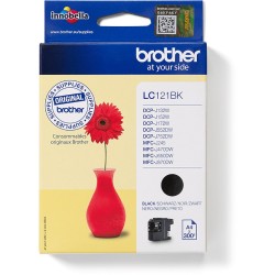 Buy Brother Ink - LC-121BK - Black up to 300 pages per ISO IEC 24711 in Cyprus, Nicosia, Limassol, Larnaka, Pafos