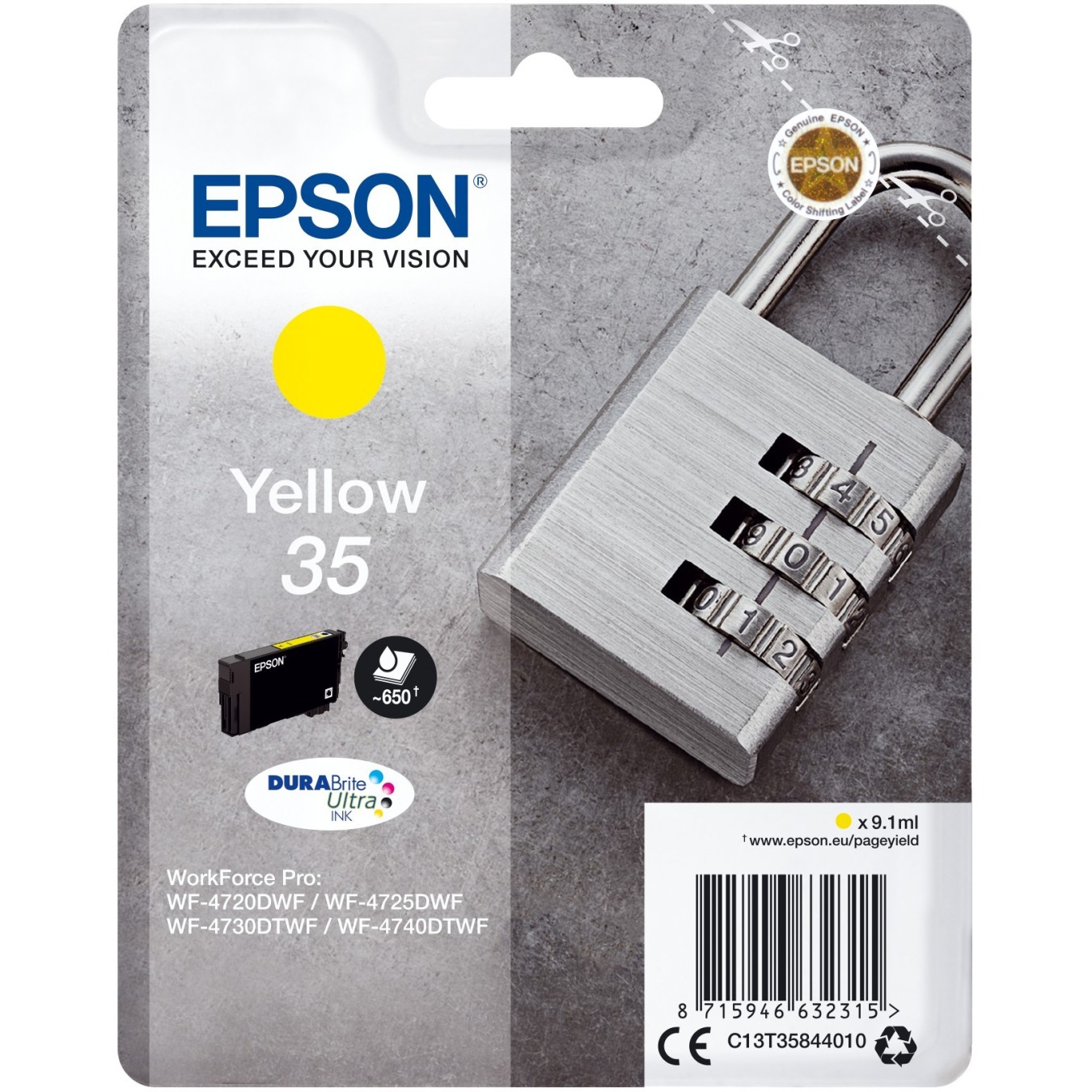 Epson - C13T35844010 - Yellow — Buy in Cyprus with Fast Delivery