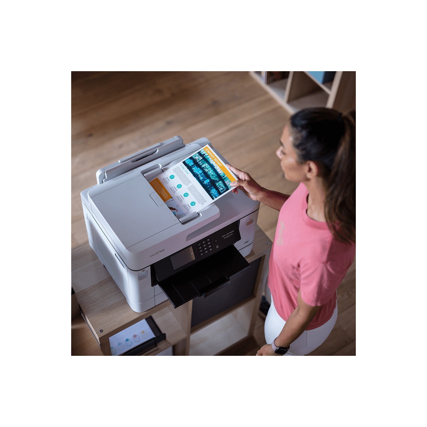 T Brother Inkjet Multifunction Printer - MFC-J5740DW - Inkjet Multifunction Printer 4-in-1 LAN Wi-Fi ADF Duplex