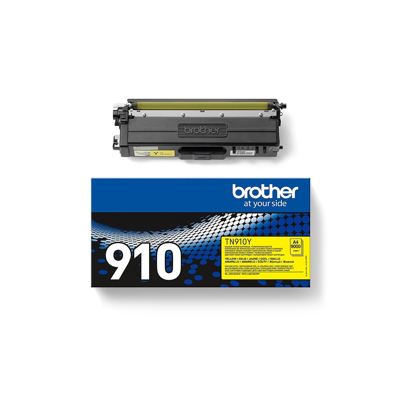 Brother Toner - TN-910Y - Yellow up to 9,000 pages ISO IEC 19798 — Buy in Cyprus with Fast Delivery