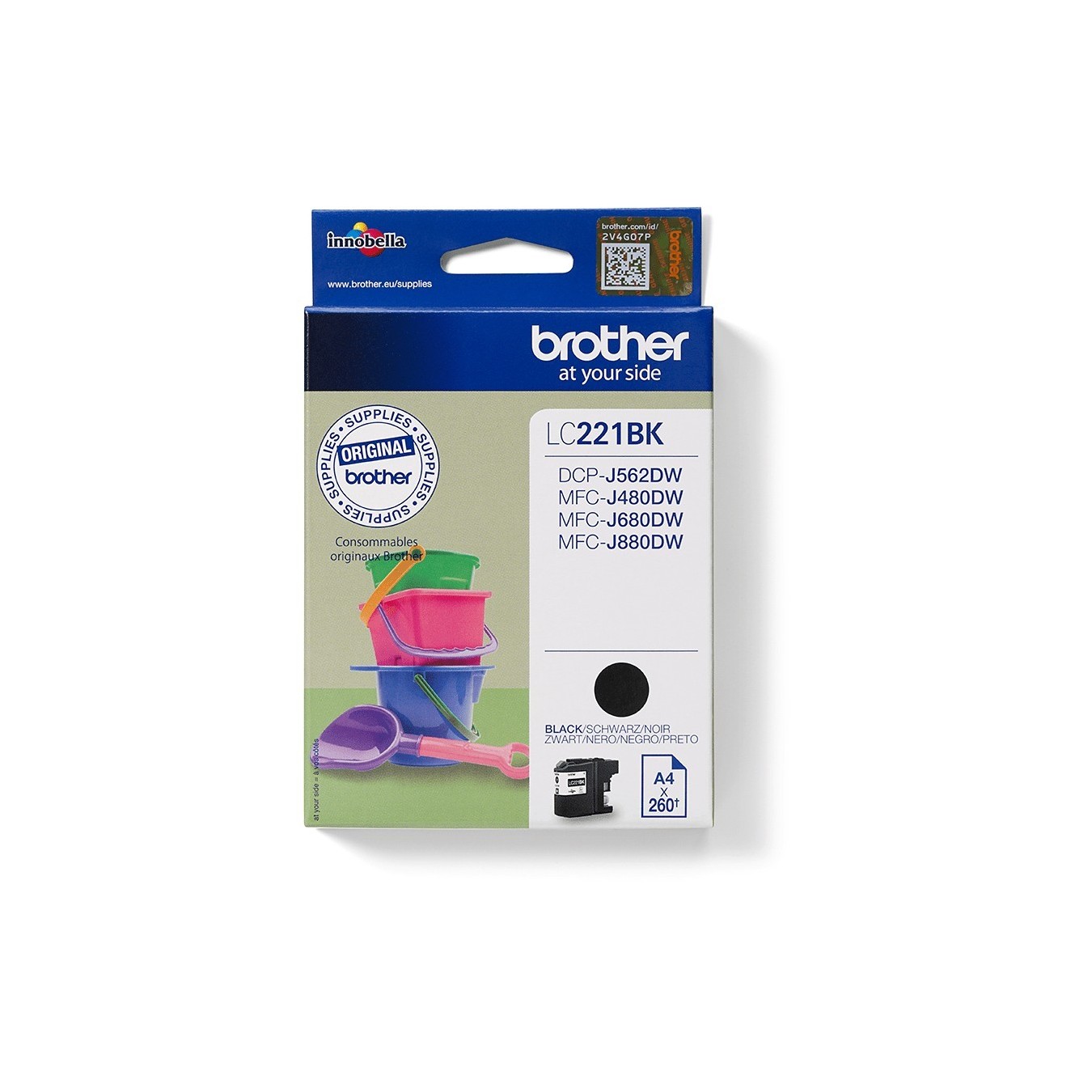 Brother - LC221BK - Black — Buy in Cyprus with Fast Delivery
