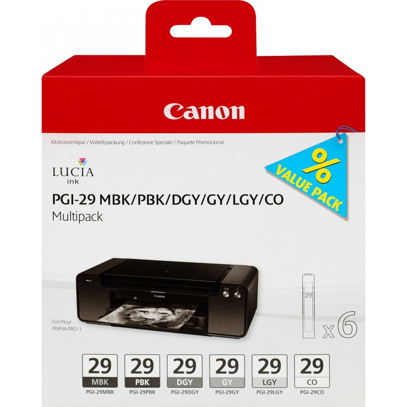Buy Canon Multipack - PGI29 - Multipack in Cyprus, Nicosia, Limassol, Larnaka, Pafos