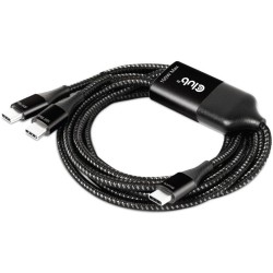 Buy Club3D Charging Cable - USB Type-C to 2x Type-C 1.83m 100W St St in Cyprus, Nicosia, Limassol, Larnaka, Pafos