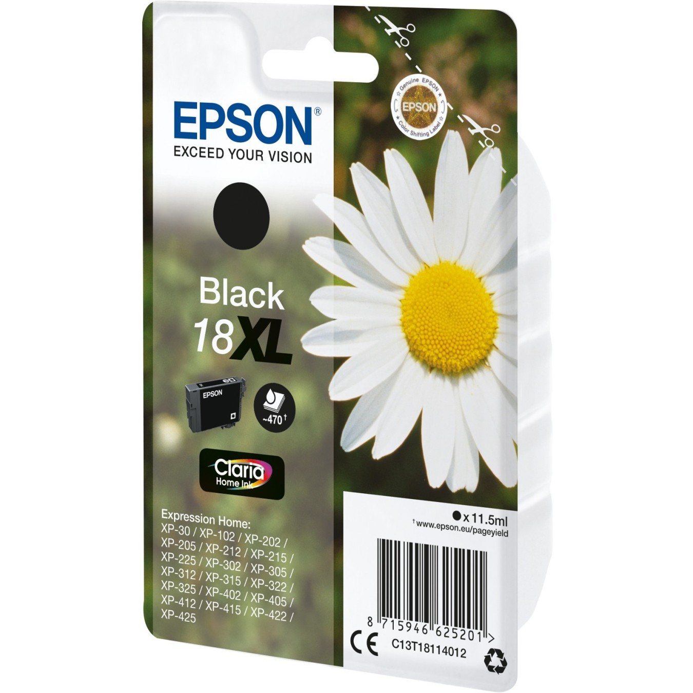 Epson Ink - T1811 - 18 Black XL — Buy in Cyprus with Fast Delivery