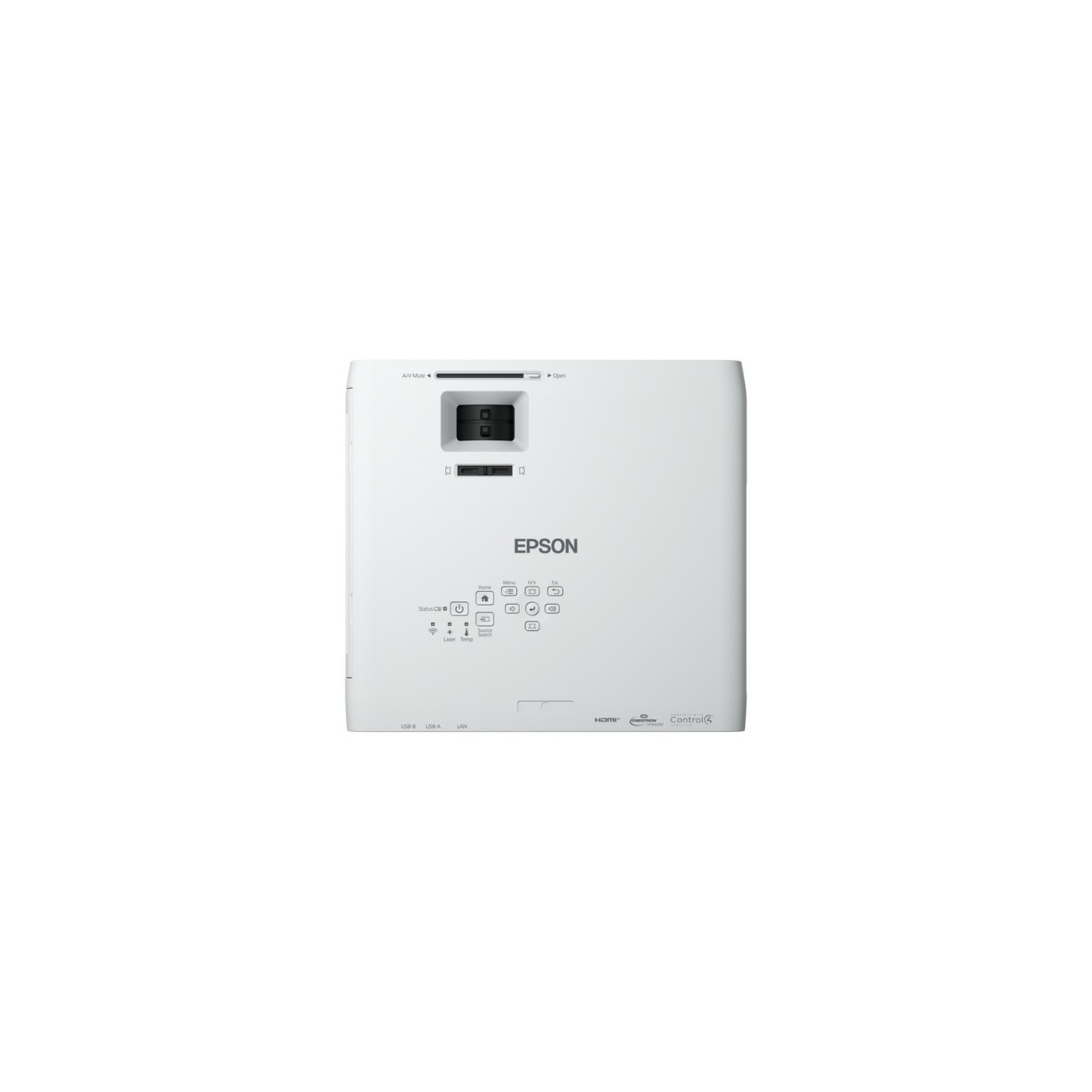 Epson - EB-L260F - (1920x1080) 16:9 4600-Lumen 3-LCD Laser VGA HDMI composite video Speaker FHD White