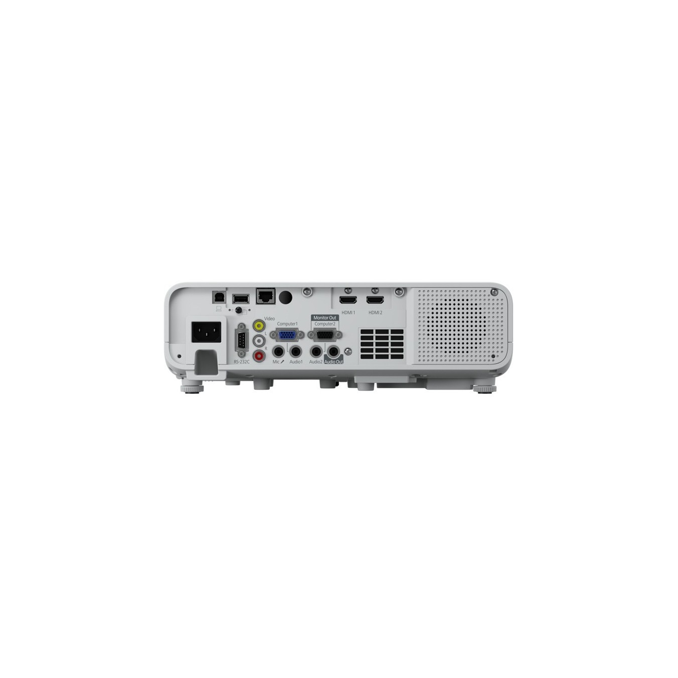 Epson - EB-L260F - (1920x1080) 16:9 4600-Lumen 3-LCD Laser VGA HDMI composite video Speaker FHD White