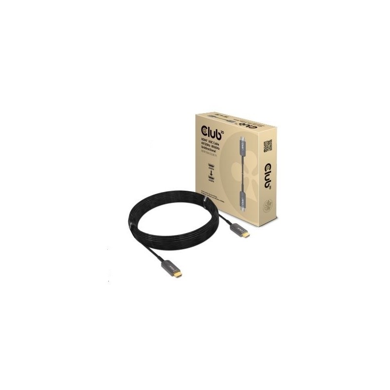 Buy Club3D HDMI Cable A-to-A - 2.1 Active Optical 8K60Hz UHD - 10 m Retail in Cyprus, Nicosia, Limassol, Larnaka, Pafos