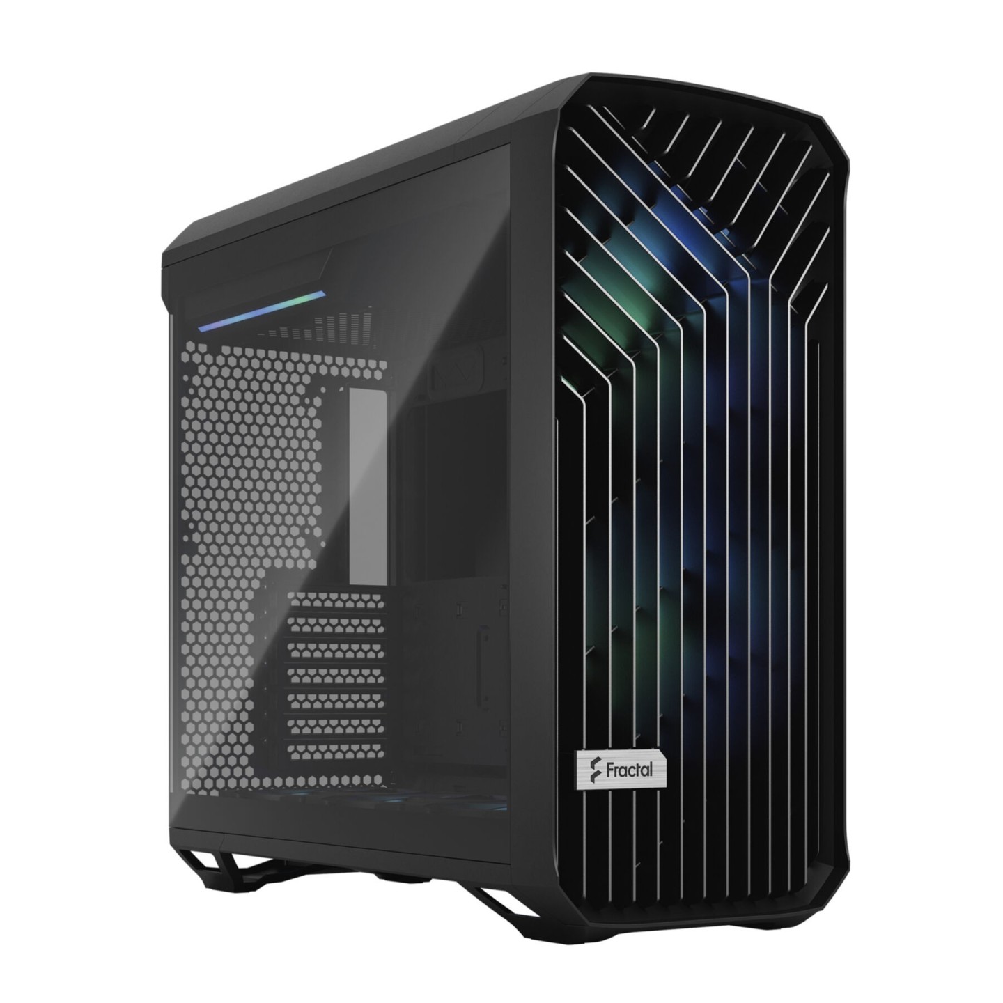 Fractal Torrent RGB TG Black E-ATX Case w/ 2x180mm+3x140mm RGB Fans (Boxed) — Buy in Cyprus with Fast Delivery